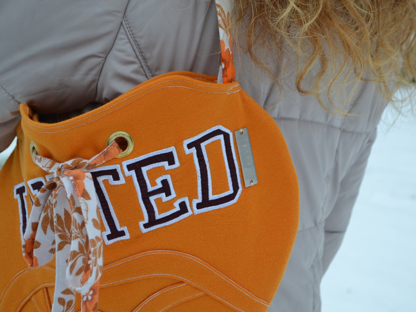 Herzerl-Tasche Matching Set mit Geldbörse "orange-united"