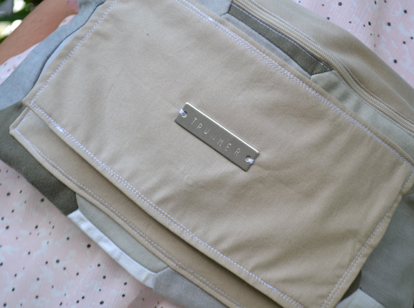 Bauchtasche "Bienenwaben grey-mixed"