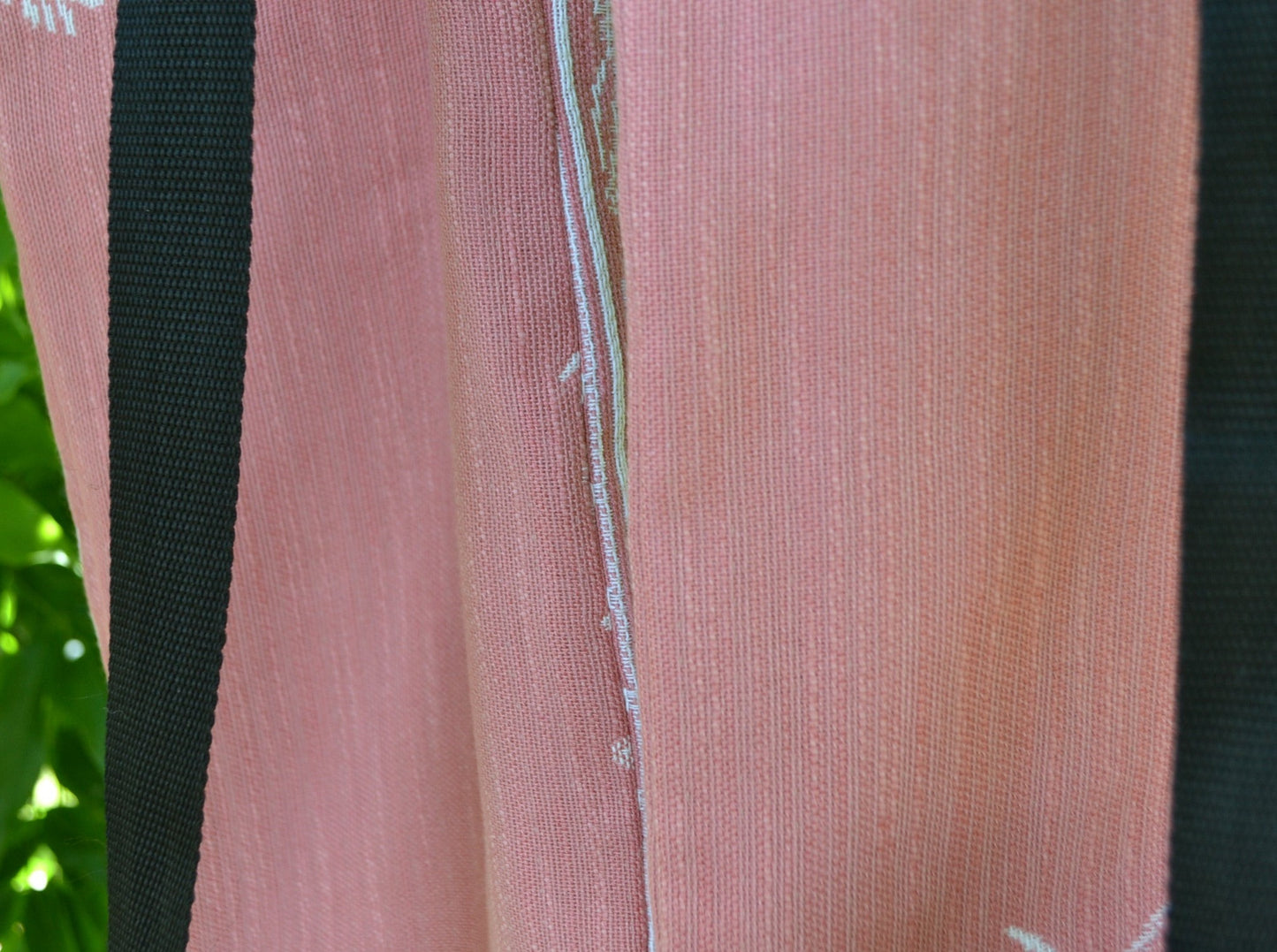 Bauchtasche rosè-weiß