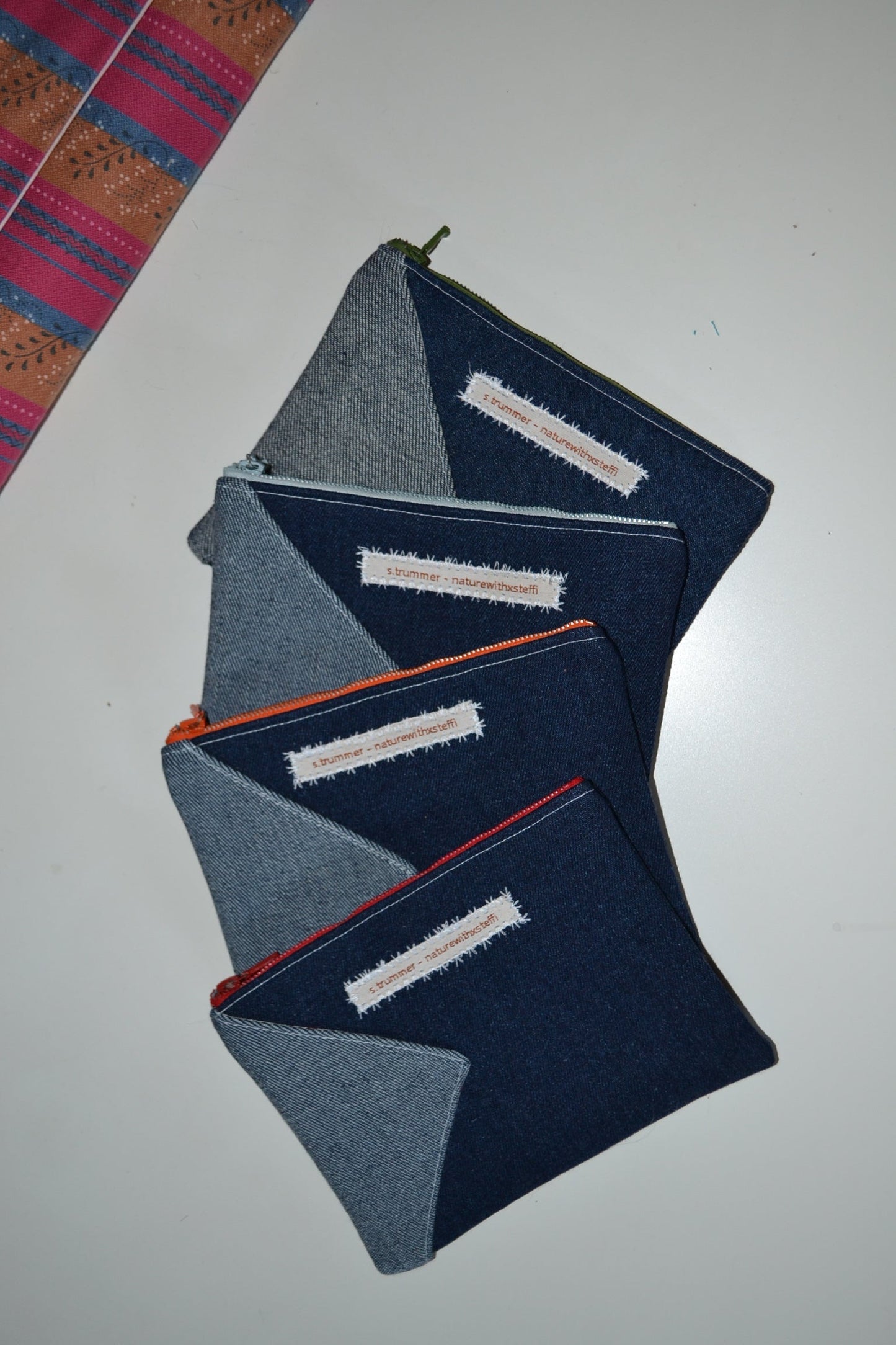 Geldbörse in Jeans, Modell III