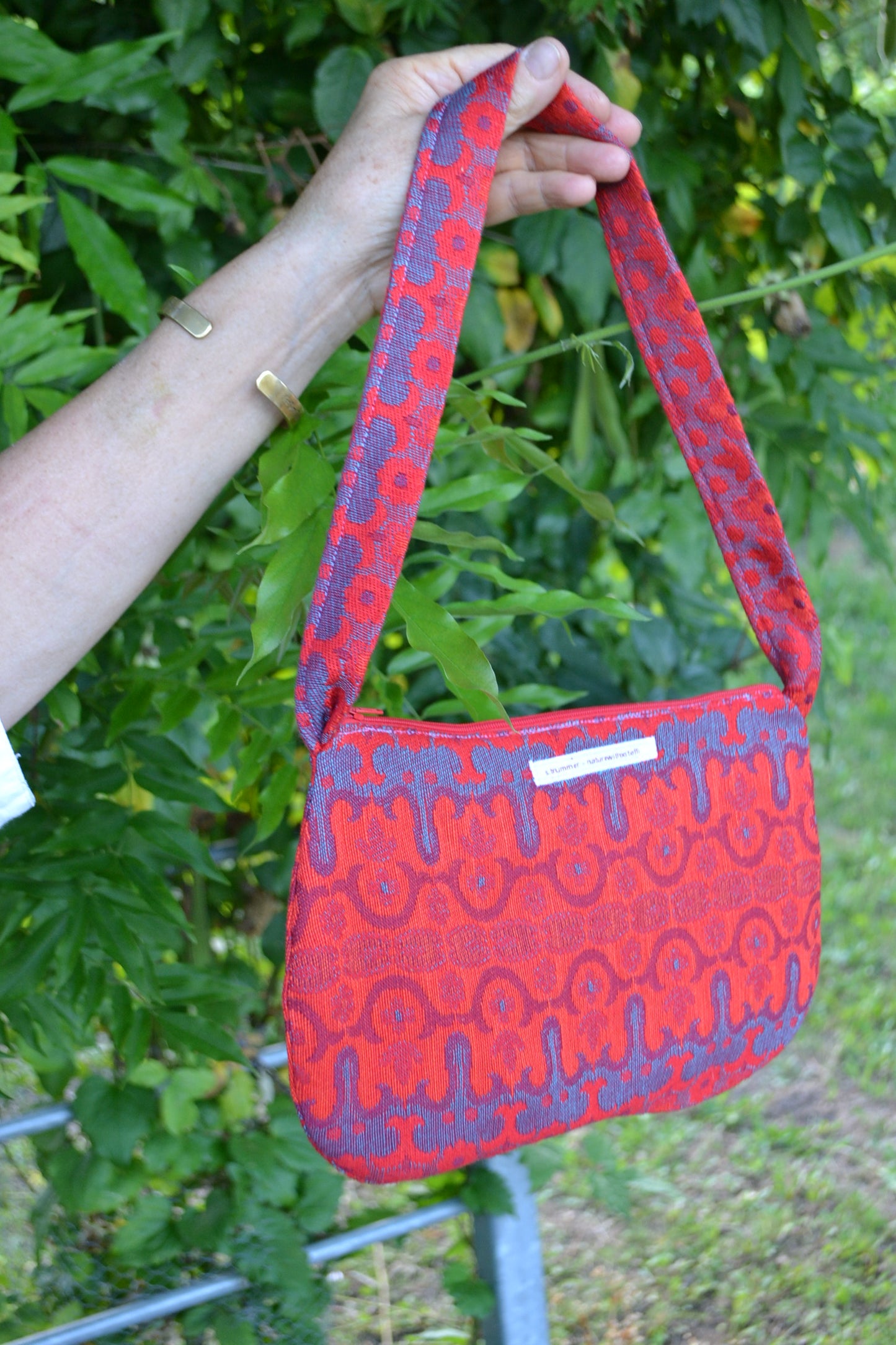 Handtasche "wave" in rot