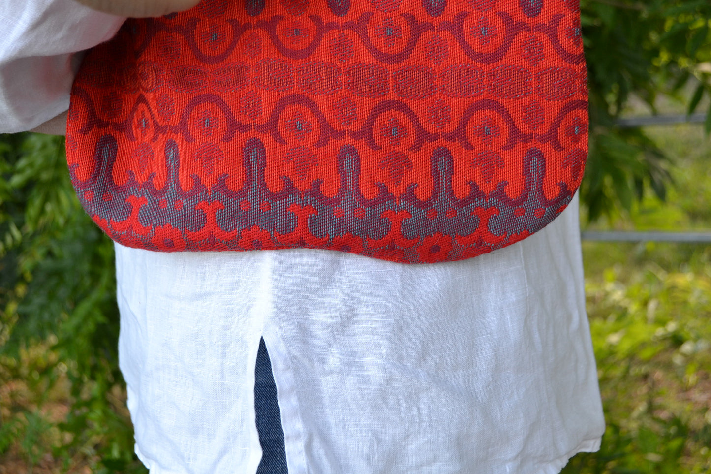 Handtasche "wave" in rot