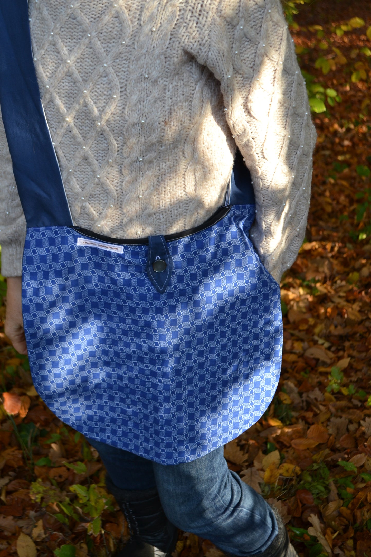 Bohemian Stil - Tasche blau