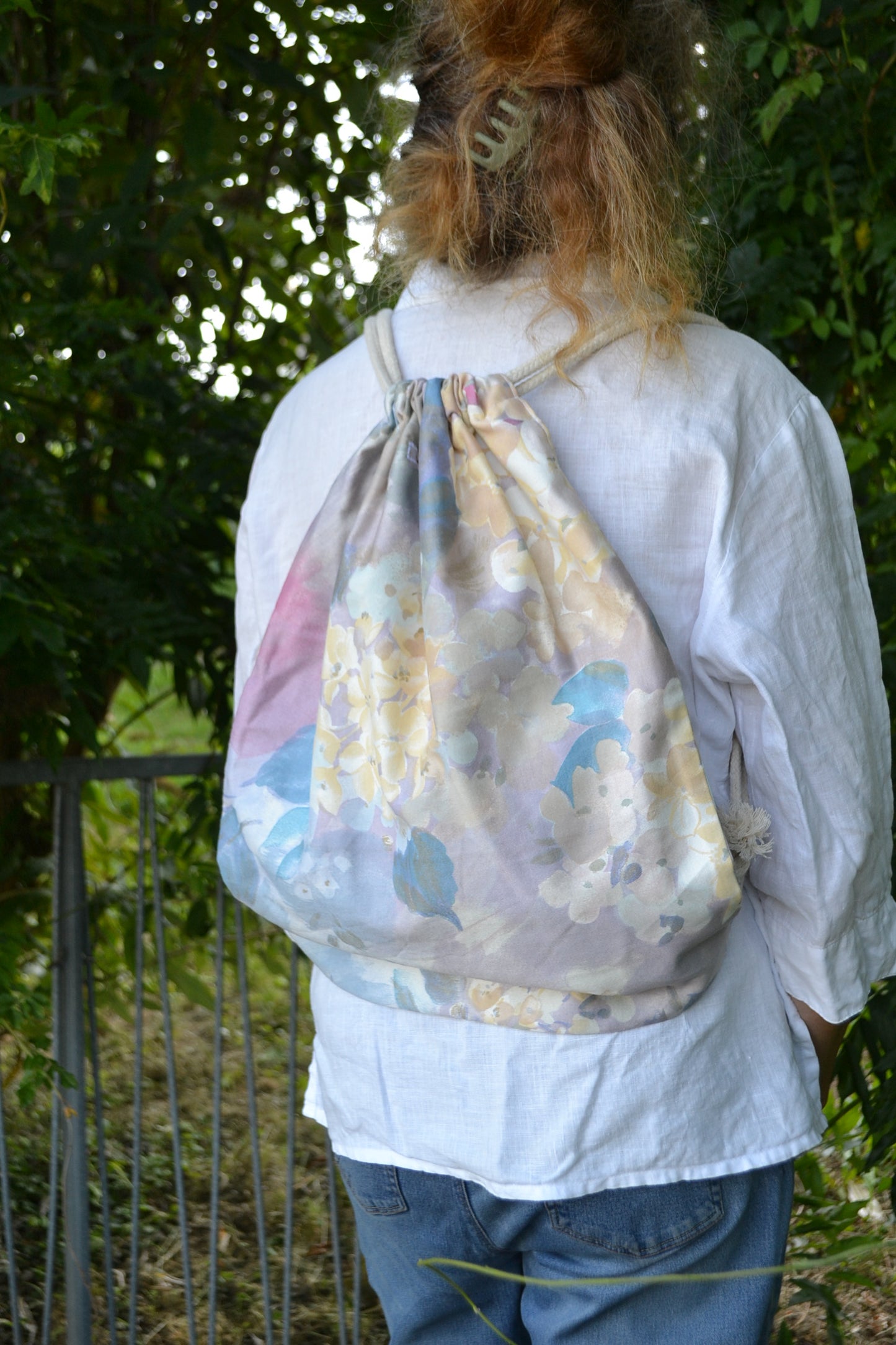 Beutelrucksack floral