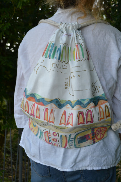 Beutelrucksack white art