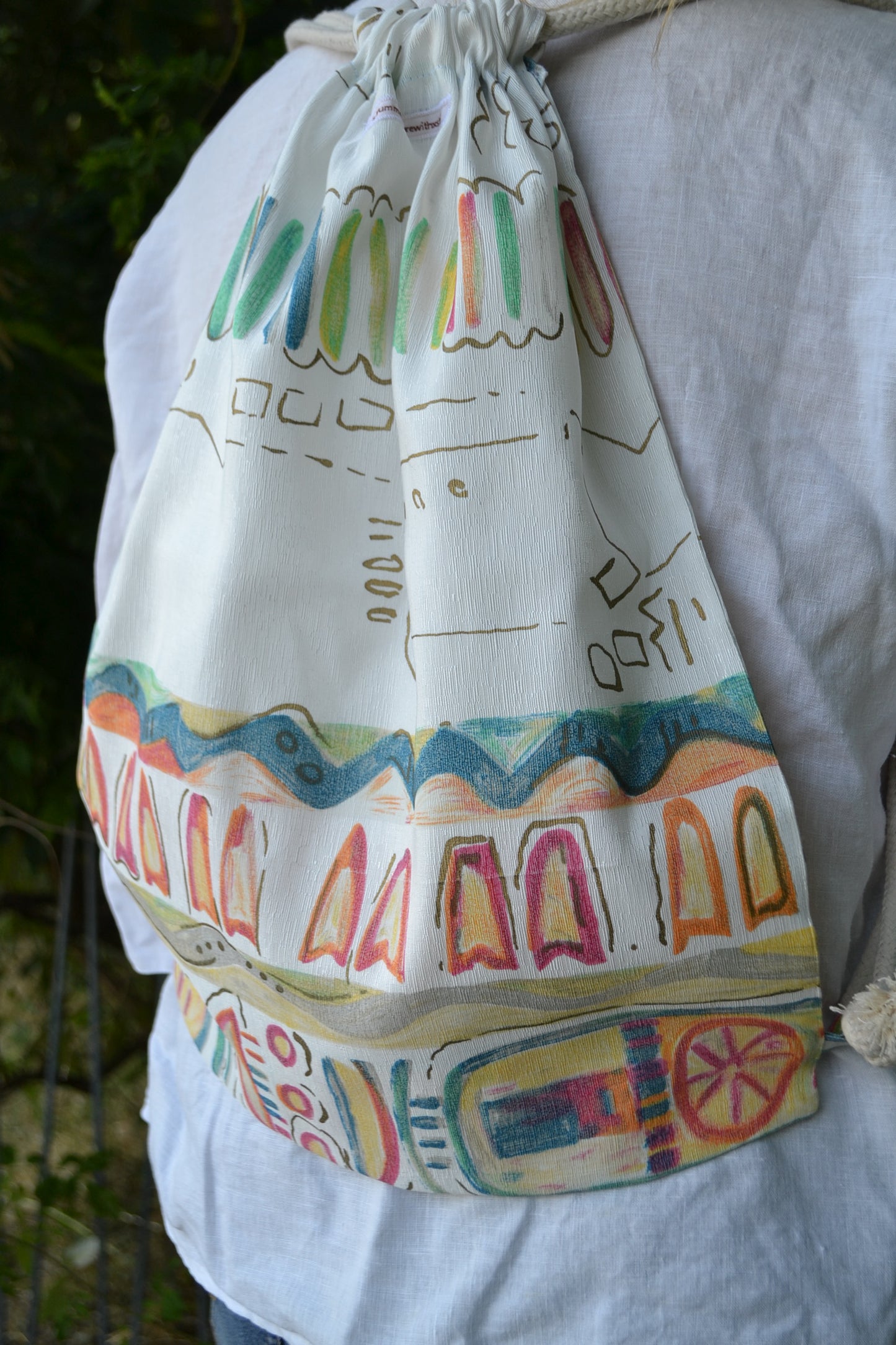 Beutelrucksack white art