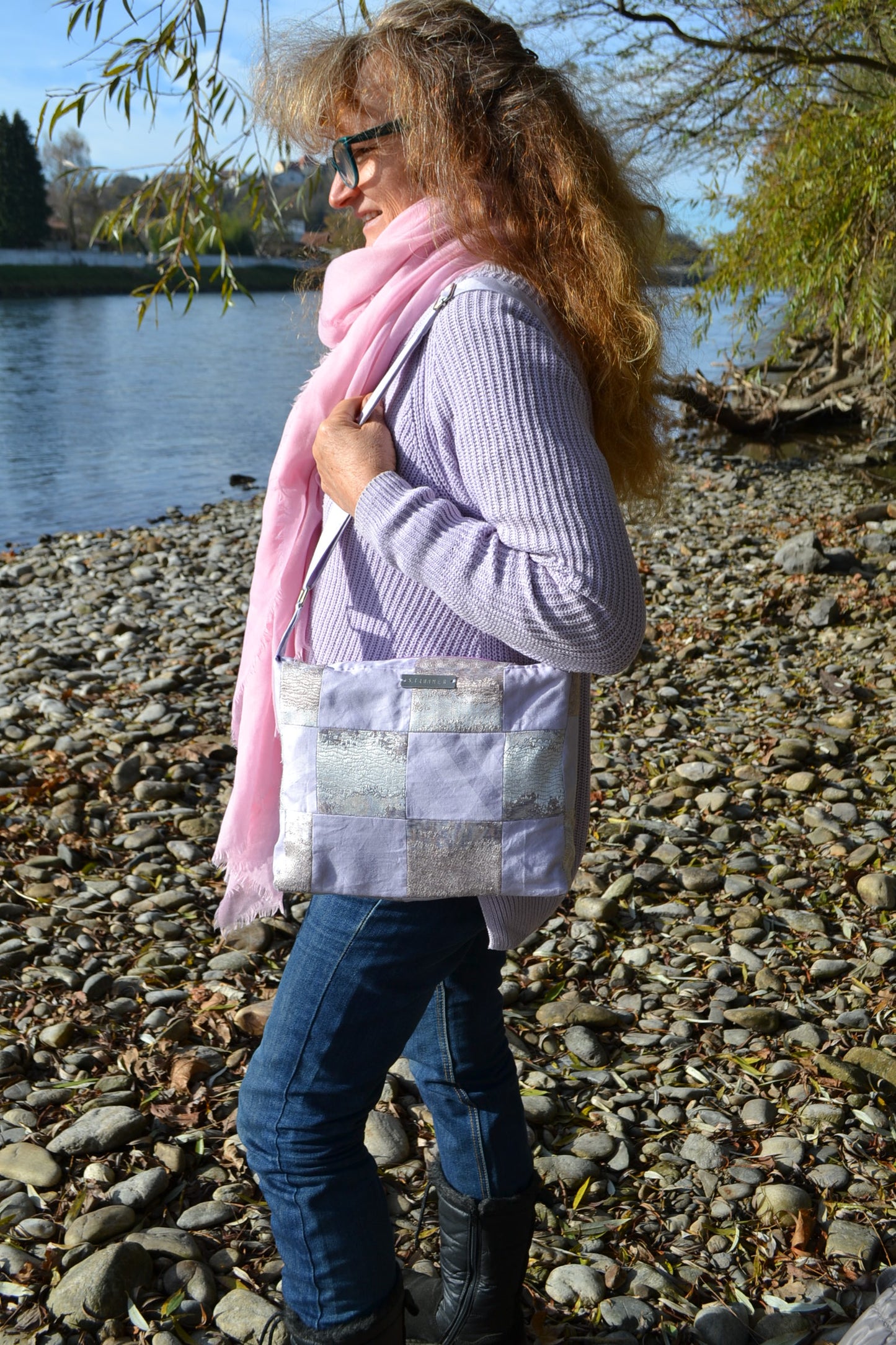 Handtasche p.u.b. in Lilac Patchwork