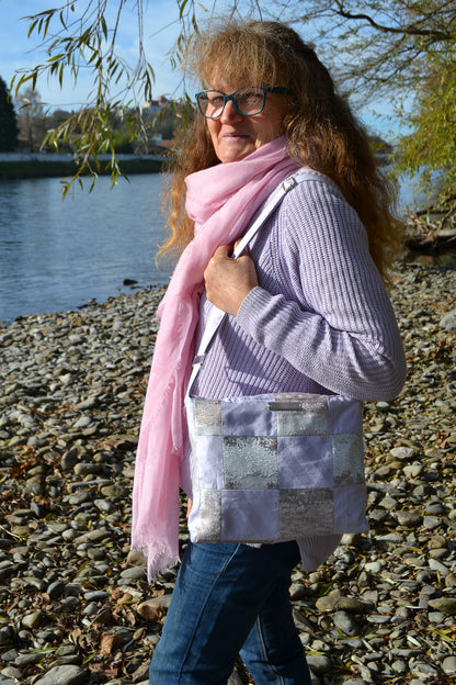 Handtasche p.u.b. in Lilac Patchwork