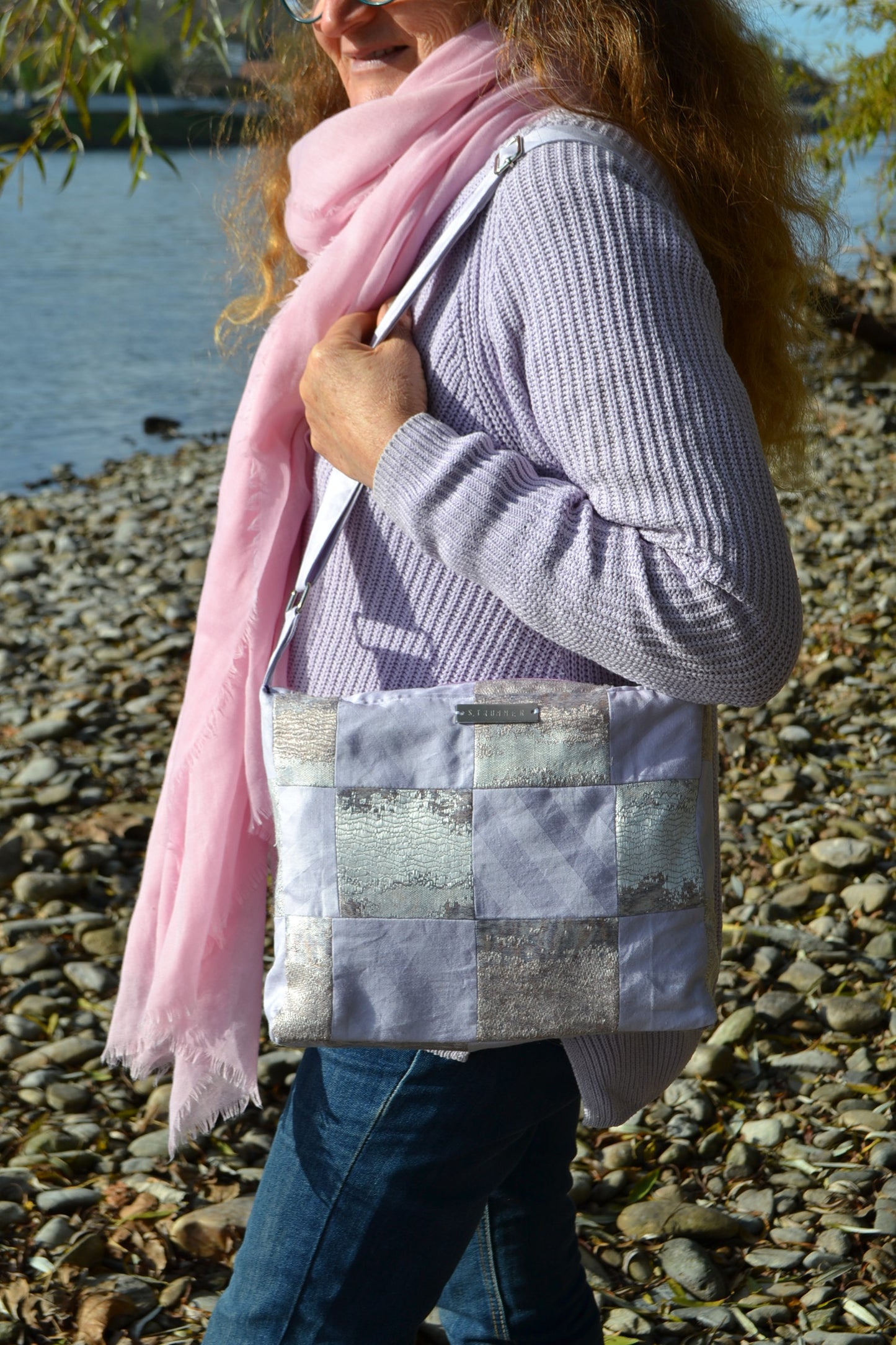 Handtasche p.u.b. in Lilac Patchwork