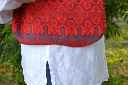 Handtasche "wave" in rot