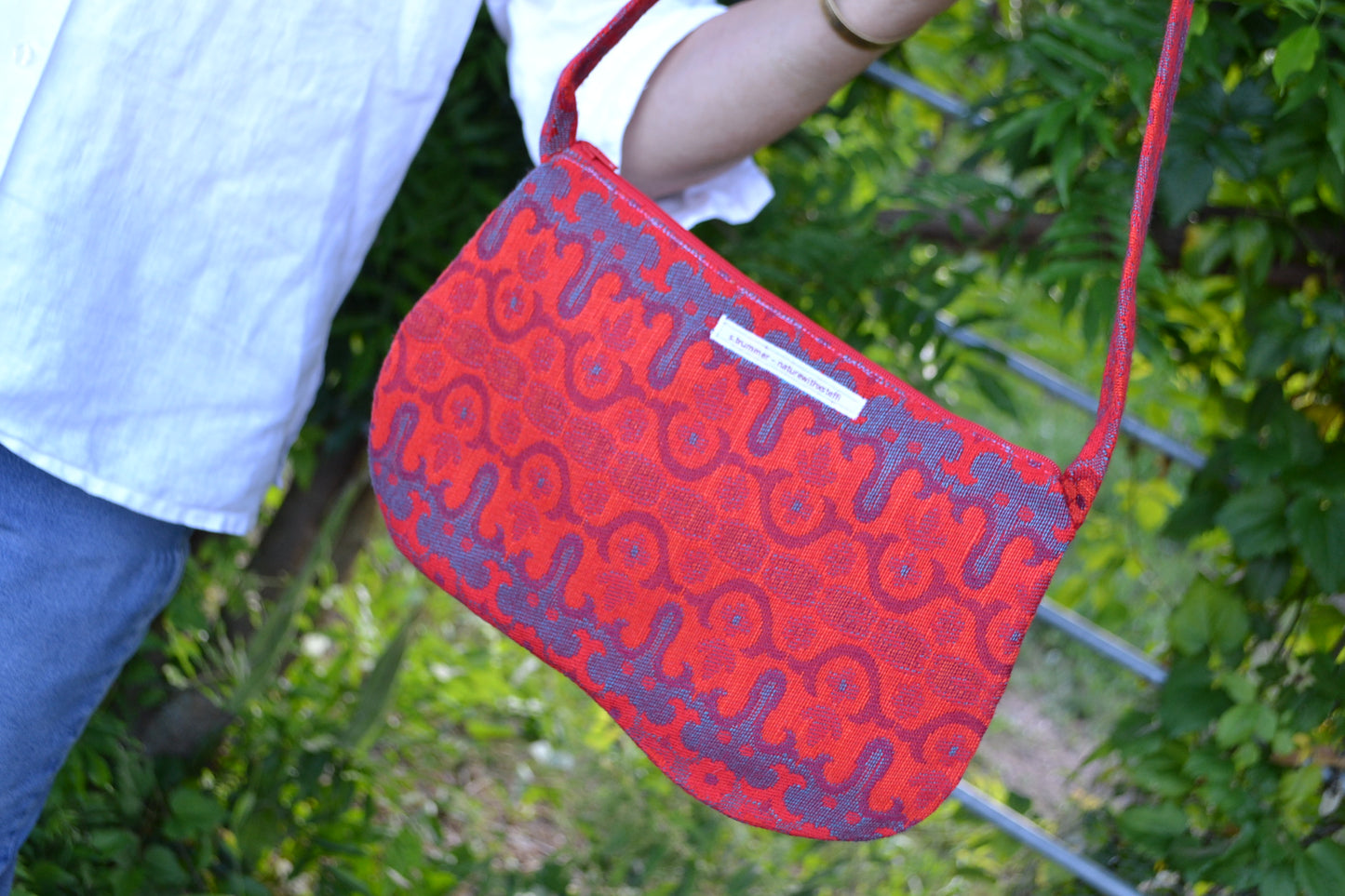 Handtasche "wave" in rot
