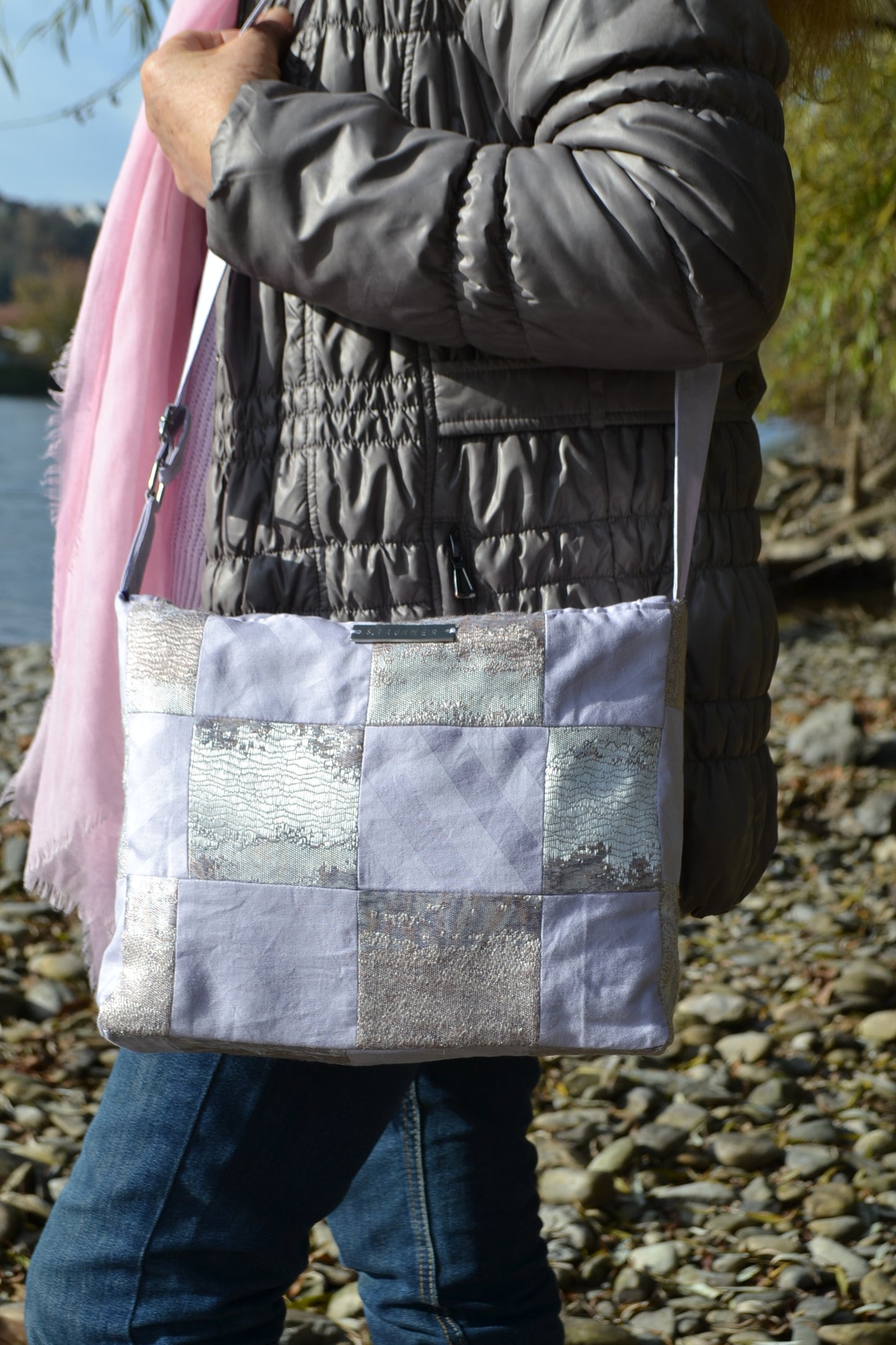 Handtasche p.u.b. in Lilac Patchwork