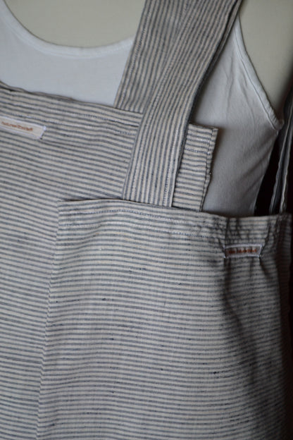 Tragetasche "stripe blue'n'white"