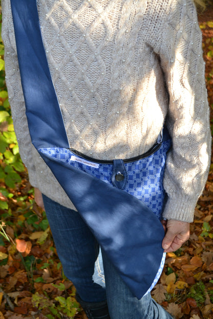 Bohemian Stil - Tasche blau